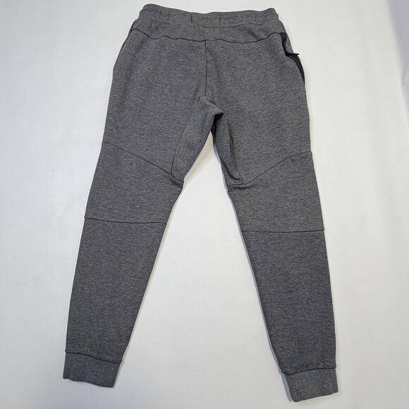 Nike Pants Mens Medium Gray Tech Fleece Joggers Tapered Zip Pocket 805162-091 - Picture 3 of 13